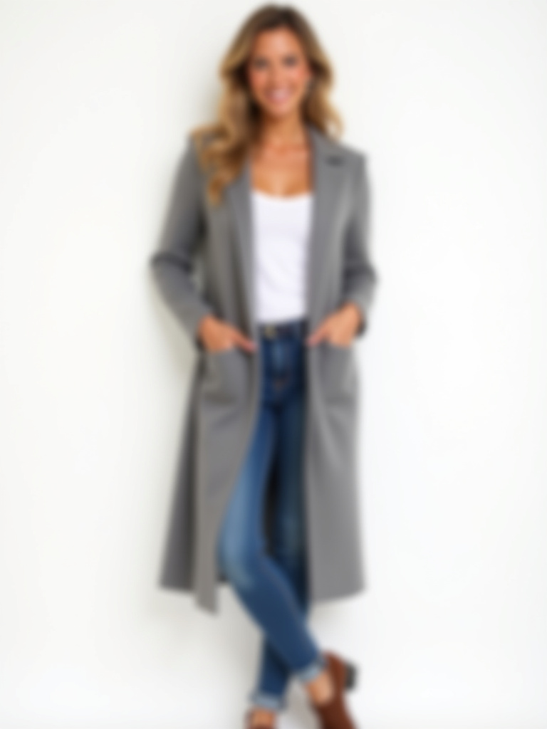 Gilet long plusieurs coloris disponibles